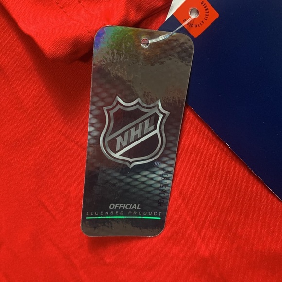 Chicago Blackhawks NHL Quarter-Zip Jacket Red Size Large NWT - Picture 7 of 12